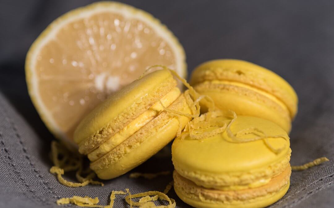 Lemon Flavored French Macaron