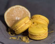 Lemon Flavored French Macaron